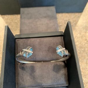 David Yurman Cable Wrap Bracelet with diamonds